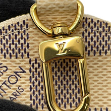 将图像加载到图库查看器中,LOUIS VUITTON Porte Monnaie・Ron Vivienne PinkN60493 Damier Azur