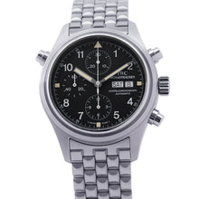 Load image into Gallery viewer, IWC Doppel Chronograph W42mm Stainless Steel Black DialIW371319
