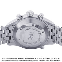 Load image into Gallery viewer, IWC Doppel Chronograph W42mm Stainless Steel Black DialIW371319