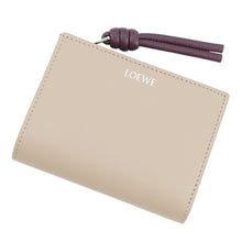 将图像加载到图库查看器中,LOEWE Knot Compact Wallet Clay/PlumCEM1NCWX01 Shiny Nappa Calf Leather