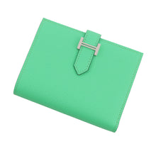 Load image into Gallery viewer, HERMES Bean Compact Verso Vert Comics/Vert FizzH076220CKBA Epsom
