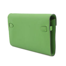 将图像加载到图库查看器中,HERMES Kelly Wallet Long To Go Vert Yucca Epsom