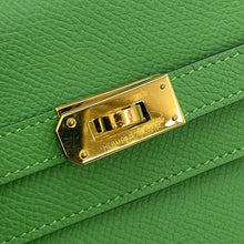将图像加载到图库查看器中,HERMES Kelly Wallet Long To Go Vert Yucca Epsom
