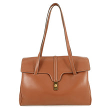 Load image into Gallery viewer, CELINE 16 Seize Soft Shoulder Bag Tan194043 Calf Leather Size Large
