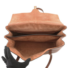 Load image into Gallery viewer, CELINE 16 Seize Soft Shoulder Bag Tan194043 Calf Leather Size Large