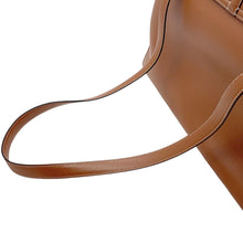 Load image into Gallery viewer, CELINE 16 Seize Soft Shoulder Bag Tan194043 Calf Leather Size Large