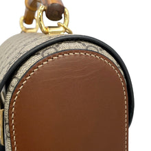 Load image into Gallery viewer, GUCCI Padlock GGSmall Bamboo Shoulder Bag Beige/Black603221 GG Supreme