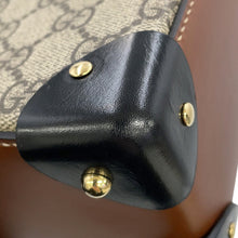 Load image into Gallery viewer, GUCCI Padlock GGSmall Bamboo Shoulder Bag Beige/Black603221 GG Supreme