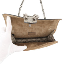 Load image into Gallery viewer, GUCCI Dionysus Chain Shoulder Bag Beige476432 GG Supreme Suede