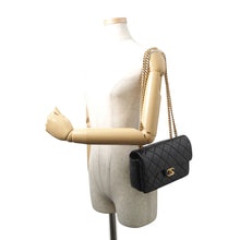 Load image into Gallery viewer, CHANEL Matelasse Single Flap ChainShoulder Bag BlackAS5863 Leather