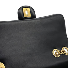 Load image into Gallery viewer, CHANEL Matelasse Single Flap ChainShoulder Bag BlackAS5863 Leather