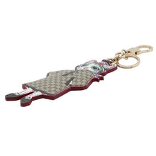 Load image into Gallery viewer, GUCCI Higuchi Yuko Cat Bag Charm Beige/Multicolor844246 GG Supreme Gold Plated