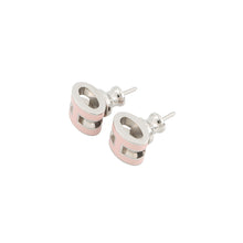 将图像加载到图库查看器中,HERMES Pop Ash Earrings Size Mini Pink Metal Lacquer