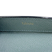 Load image into Gallery viewer, Valextra Valextra Brera 2WAY Handbag Blue GrayV5U92 Leather Size Medium