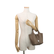 Load image into Gallery viewer, HERMES Picotin Padlock Etoupe Taurillon Clemence Size PM