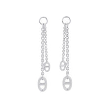 Load image into Gallery viewer, HERMES Chaine d'Ancre New Farandole Earrings Size PM SV925