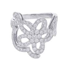 Load image into Gallery viewer, Van Cleef & Arpels Dentelle Ring Size 53/#13 18K White Gold