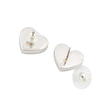 将图像加载到图库查看器中,CHANEL CC Logo Heart EarringsABH084-B23473-U7518 Metal Rhinestone