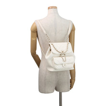 Load image into Gallery viewer, CHANEL Matelasse SmallBackpack WhiteAS2908 Lambskin