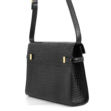 Load image into Gallery viewer, SAINT LAURENT PARIS Manhattan Shoulder Bag Black579271DND0J1000 Croco embossed leather