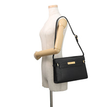 Load image into Gallery viewer, SAINT LAURENT PARIS Manhattan Shoulder Bag Black579271DND0J1000 Croco embossed leather