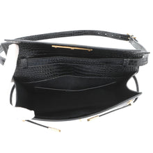 Load image into Gallery viewer, SAINT LAURENT PARIS Manhattan Shoulder Bag Black579271DND0J1000 Croco embossed leather