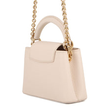 将图像加载到图库查看器中,LOUIS VUITTON Capucines QuartzWhiteM23082 Taurillon Leather Size Mini