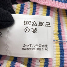 将图像加载到图库查看器中,CHANEL CHANEL logo short-sleeved knit Size 38 Pink/MulticolorP79242 70% Cotton, 30% Paper