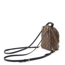 将图像加载到图库查看器中,LOUIS VUITTON Palm Springs Backpack (New Model) NoirM44873 Monogram Size MINI