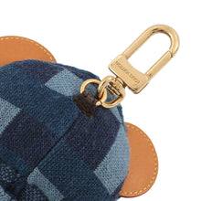 Load image into Gallery viewer, LOUIS VUITTON LV Louis Bear Bag Charm Noir/Blue/BrownM03206 Fake fur