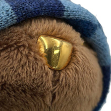 Load image into Gallery viewer, LOUIS VUITTON LV Louis Bear Bag Charm Noir/Blue/BrownM03206 Fake fur