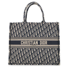 Load image into Gallery viewer, Dior Book tote EcruWhite/BlueM1286ZRIW_M828 Canvas Size Large