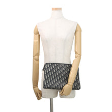 Load image into Gallery viewer, Dior Oblique A4 Zip Pouch Clutch Bag Beige/Black2ESCA421YKY_H27E Canvas