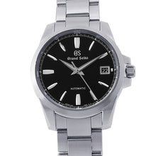 将图像加载到图库查看器中,SEIKO Grand Seiko Date W39.4mm Stainless Steel Black DialSBGR257