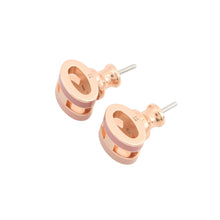 Load image into Gallery viewer, HERMES Pop Ash Earrings Rocabar Size Mini Beauty Lacquer Gold Plated