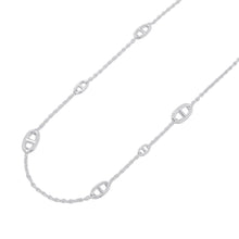 Load image into Gallery viewer, HERMES Chaine d'Ancre Farandole Necklace Size 80 SV925