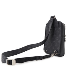将图像加载到图库查看器中,LOUIS VUITTON outdoor sling bag NoirM30741 Monogram Eclipse Taiga Leather