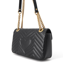 Load image into Gallery viewer, GUCCI GG Marmont ChainShoulder Bag Black443497 213317 Leather Size Medium