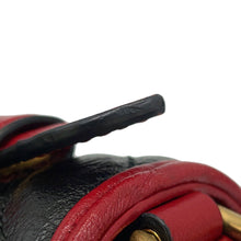 Load image into Gallery viewer, GUCCI GG Marmont Mini Top Handle Bag Black/Red583571 Leather