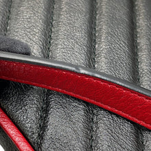 Load image into Gallery viewer, GUCCI GG Marmont Mini Top Handle Bag Black/Red583571 Leather