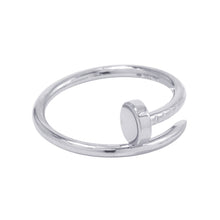 Load image into Gallery viewer, CARTIER Juste Un Clou Ring Small model Size 52/#12 SmallB4226052/B4226000 18K White Gold