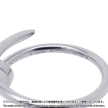 Load image into Gallery viewer, CARTIER Juste Un Clou Ring Small model Size 52/#12 SmallB4226052/B4226000 18K White Gold