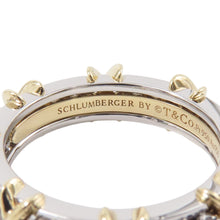 Load image into Gallery viewer, TIFFANY&Co. Jean Schlumberger Narrow Ring Size Approximately 1174037984 Pt950 K18YG