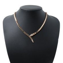 将图像加载到图库查看器中,BVLGARI Serpenti Viper Necklace Size L357864 18K Pink Gold