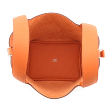 Load image into Gallery viewer, HERMES Picotin Lock Orange Taurillon Clemence Size PM