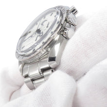 将图像加载到图库查看器中,OMEGA Speedmaster Moonphase W42mm Stainless Steel White Dial3575.20.00