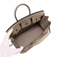 将图像加载到图库查看器中,HERMES Birkin Gris Tourterelle Togo Leather Size 25