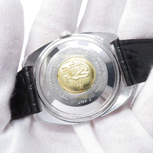 Load image into Gallery viewer, SEIKO King Seiko Hi-Beat W36mm Stainless Steel Leather Silver Dial5625-7070