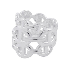 Load image into Gallery viewer, HERMES Chaine d'Ancre Anchene Ring Size GM/49/#9 SV925