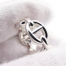 将图像加载到图库查看器中,HERMES Chaine d'Ancre Anchene Ring Size PM/49/#9 SV925